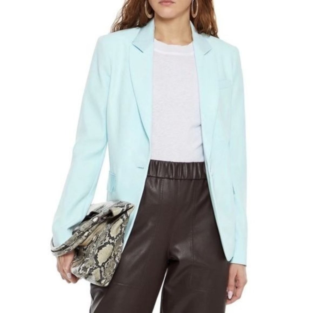 Rag & Bone Rylie Grosgrain Trim Crepe Blazer NWT